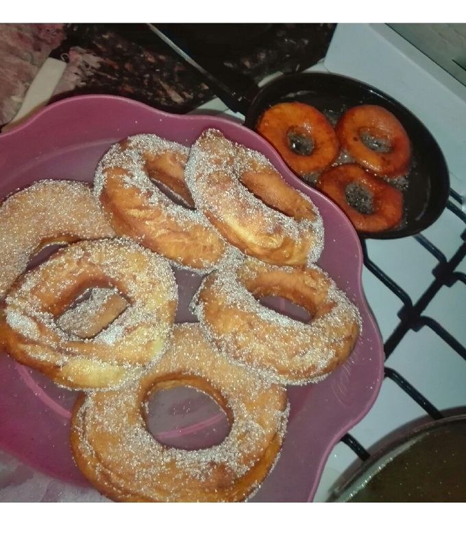 Donas rellenas caseras