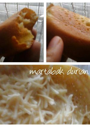 Foto resep Martabak Durian Keju (no telur)