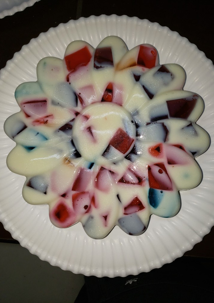 Una foto de Gelatina de mosaico