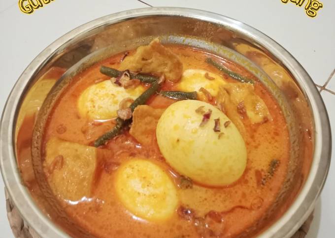 Resep Gulai Telur Tahu Kacang Panjang Oleh Meliya Rizky Cookpad