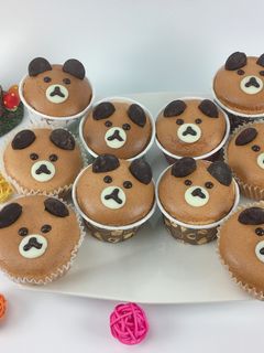 優格蜂蜜小熊杯子蛋糕 的食譜成品照片