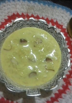 A picture of Mango kheer.
