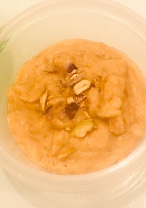 A picture of Sweet potato porridge (for babies/toddlers).