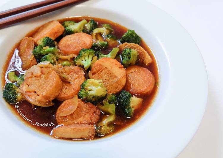 Brokoli Tofu Saus Tiram