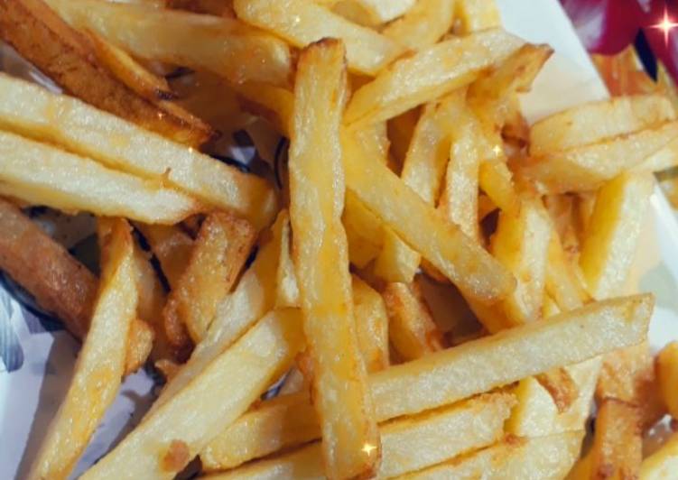 Steps to Make Super Quick Crispy french fries
