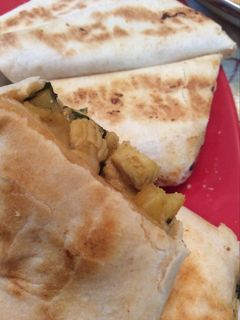صورة لوصفة تورتيلا الدجاج🌯