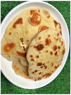 A picture of Naan bread.
