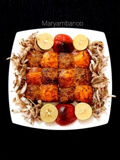 عکسی از دستور کباب شطرنجی
