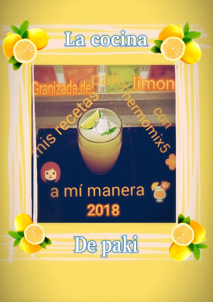 Una foto de Granizada 💠 de melón🍈en la Thermomix 5💠a mi manera 🍴