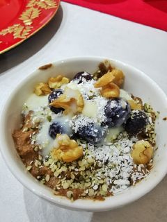 Una foto de Mousse de cacao sin azúcar