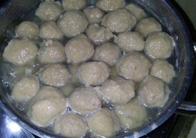 Resep Bakso Ayam Kenyal Oleh Jazilabid Cookpad