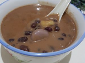 Gambar Bubur Kacang Hitam Bersama Onde²