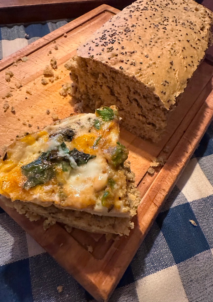 Una foto de Pan de harina de garbanzo