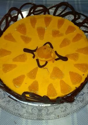 Foto principal de Tarta de mousse de mandarina