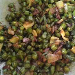 A picture of Beans bhaja.
