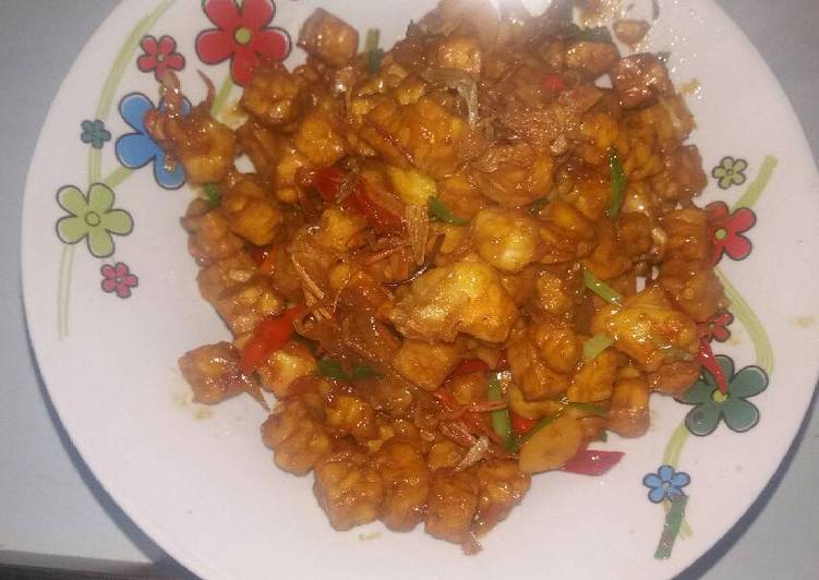 Resep Tempe masak kecap pedas manis 😍😍, Lezat
