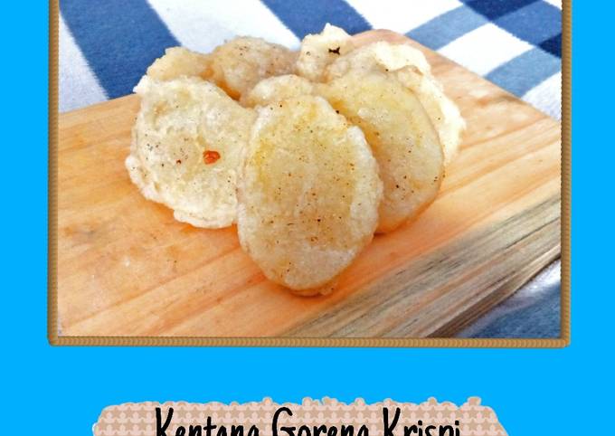Standar Resep mudah bikin Kentang Goreng Krispi (vegetarian friendly) dijamin enak