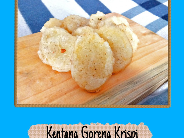 Standar Resep mudah bikin Kentang Goreng Krispi (vegetarian friendly) dijamin enak