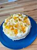 Multi-Fruit Sponge Cake 🍰