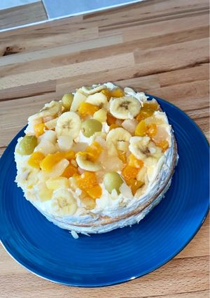 Une photo de Gâteau génoise multi fruits 🍰