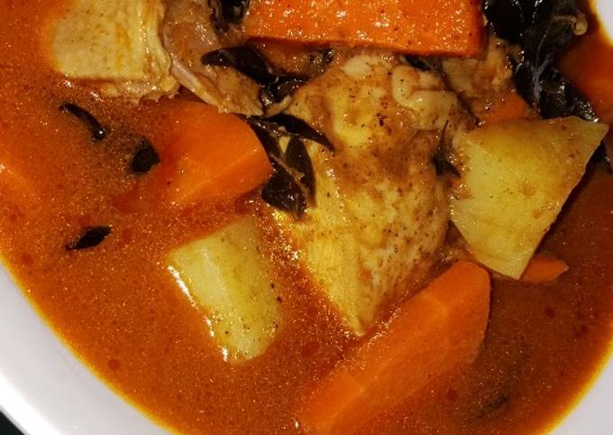 Chiken curry (bumbu instant) enak, mudah gak pake ribet😄