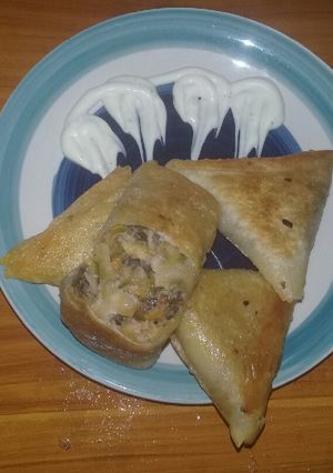 صورة لوصفة بوراك بعجين المسمن