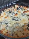 Cartof și frunze de sfeclă gratinată