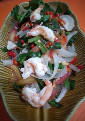 รูปของ ยำกุ้งสด
