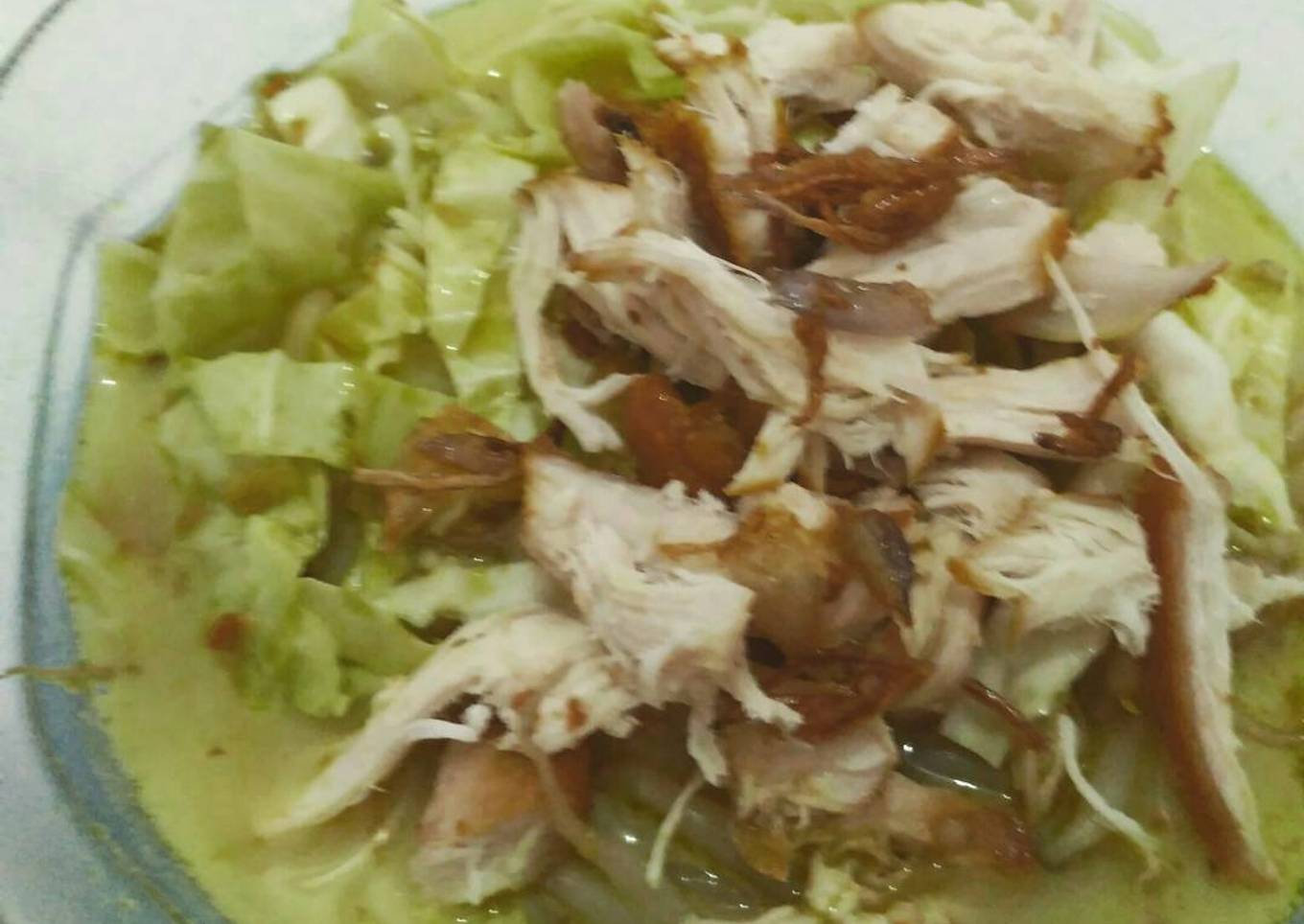 Soto ayam kuah santan