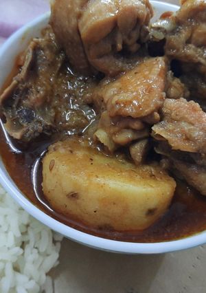 চিকেন ঝোল (chicken jhol recipe in Bengali) রেসিপির প্রধান ছবি