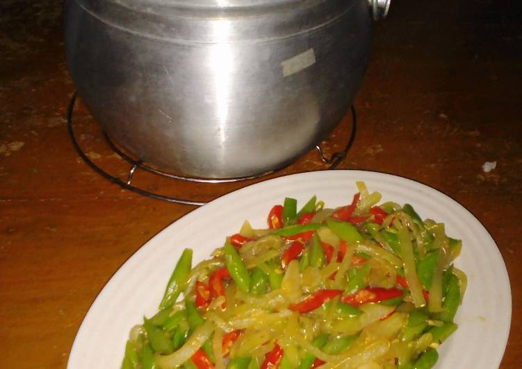 Bahan Membuat Tumis buncis labu sederhana yang Bikin Ngiler