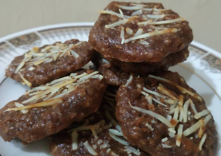 Chewy oat cookies eggless🍪