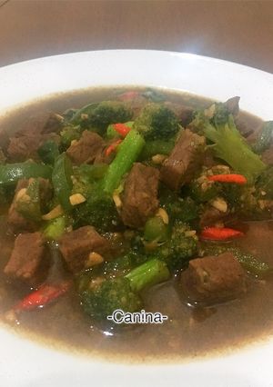Foto resep Brokoli Sapi Lada Hitam