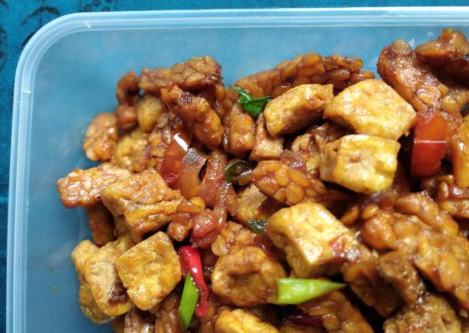 Orek tahu tempe