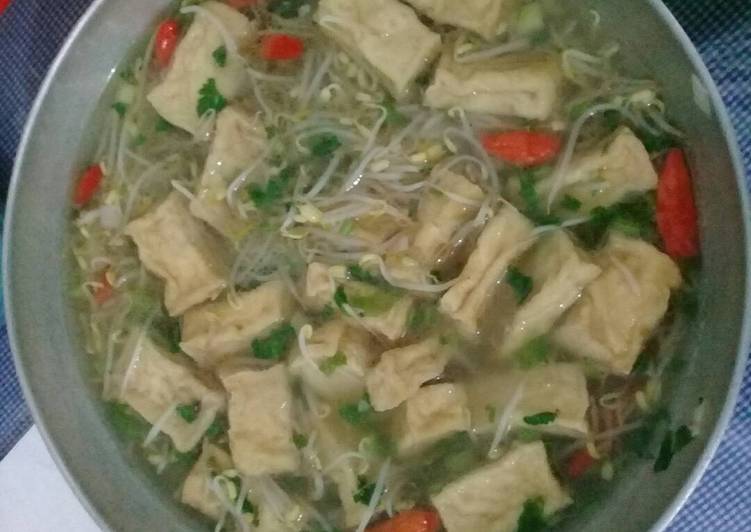 Sayur Bening Taoge (Balap KW)