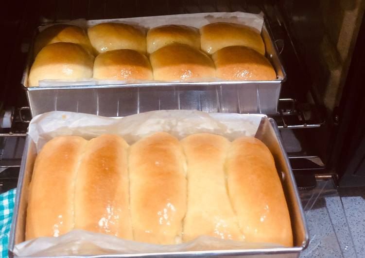 resep membuat Roti Kasur Lembut 1 telur 🍫🍓🍫🍓 yang kenyang