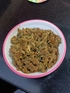 A picture of Kachnar keema.