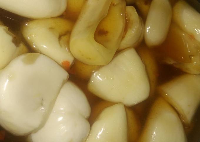 Cara Gampang Membuat Asinan Salak Pedas (Dapur Andini Oktaviani), Enak Banget