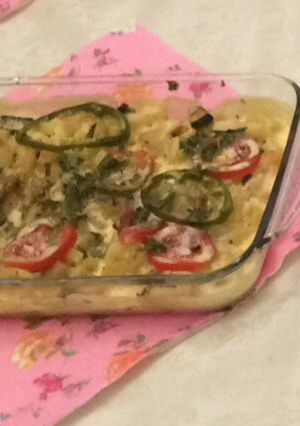 صورة لوصفة 🧀😋 صينيه خضار بالجبنه