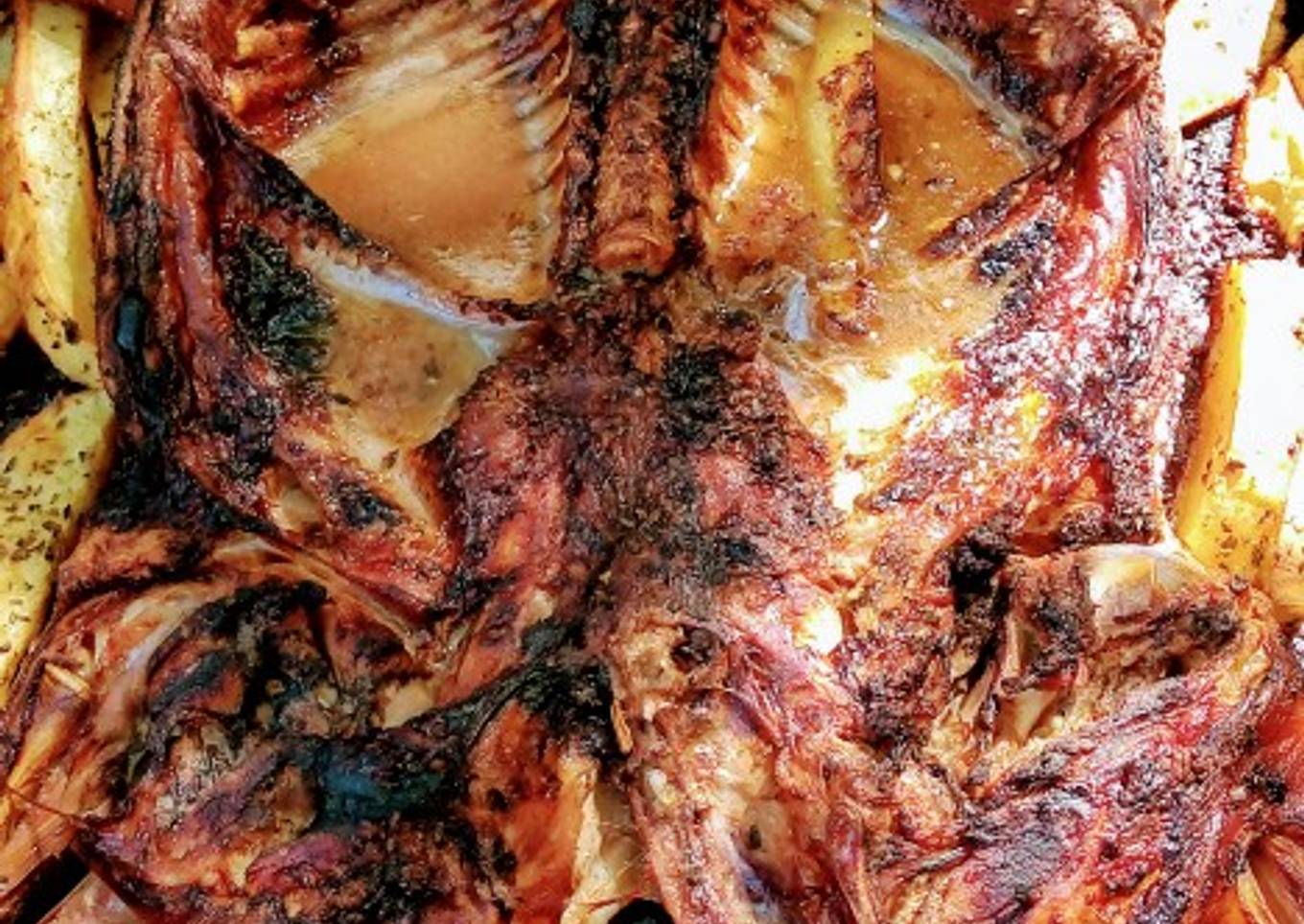 Lechón al horno de barro