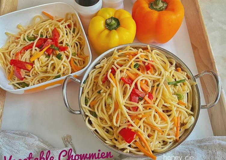 Resep Vegetable Chowmien yang Enak