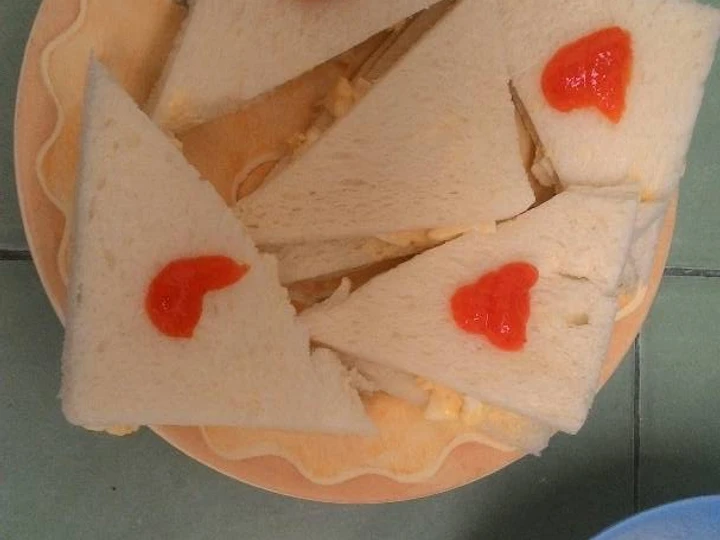 Langkah Mudah untuk Membikin Resep Sandwich telur mayo yang Enak Banget Anti Ribet, Lezat