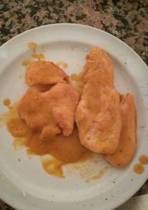 Una foto de Filetes de pavo en salsa