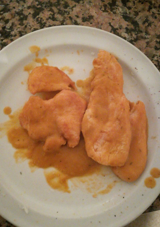 Una foto de Filetes de pavo en salsa