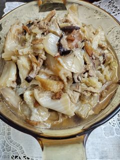扁魚豆皮白菜滷 的食譜成品照片