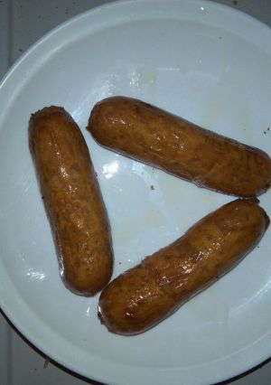 A picture of Fried Sausages.