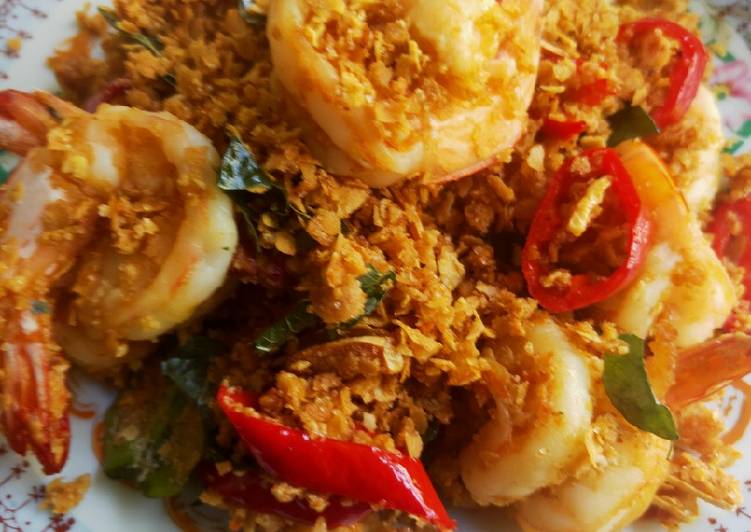 Resep UDANG GORENG 🍤CEREAL Anti Gagal