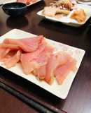 Cebiche de atún de aleta amarilla Japonés SASHIMI🇺🇾🇯🇵キハダマグロの刺身