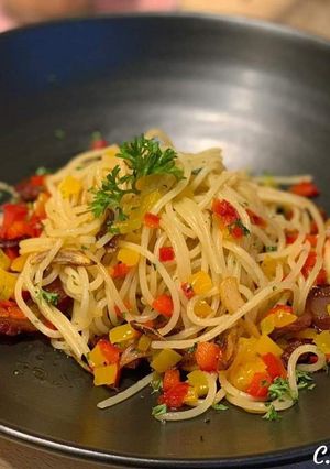 Foto resep Spaghetti Aglio Olio