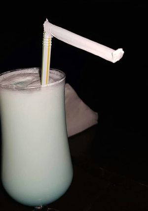 A picture of Coconut milk drink.